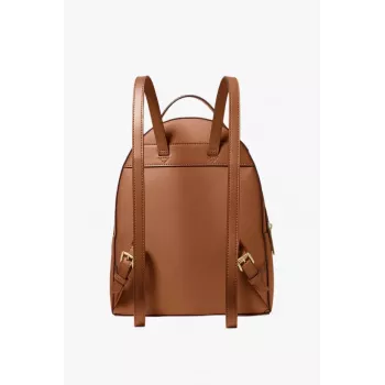 Michael Kors Hudson batoh Luggage Brown Signature Coated Canvas dámsky 35F3G6HB6LLUG