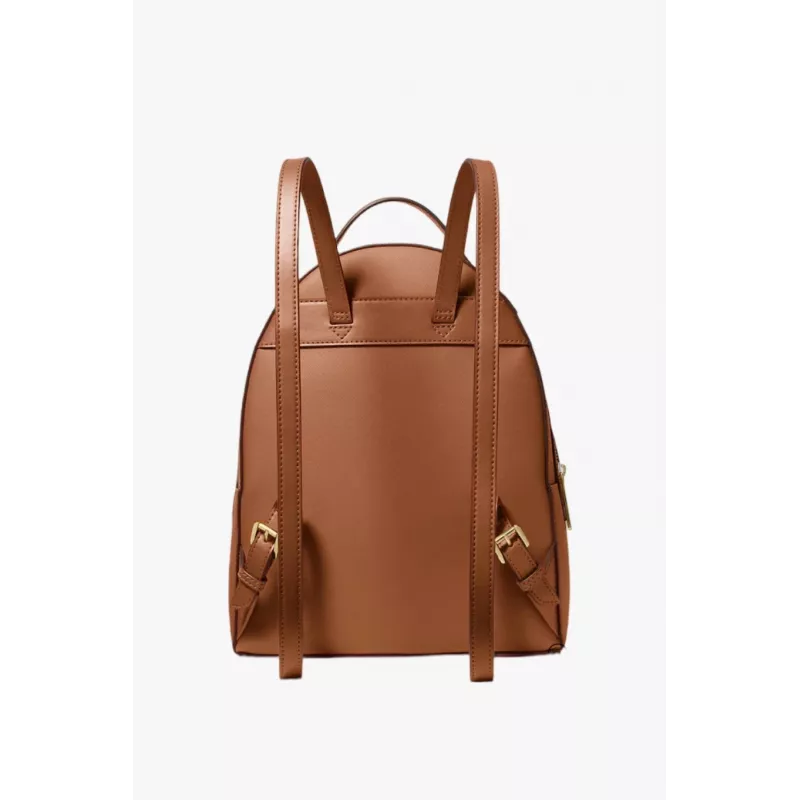 Michael Kors Hudson batoh Luggage Brown Signature Coated Canvas dámsky 35F3G6HB6LLUG