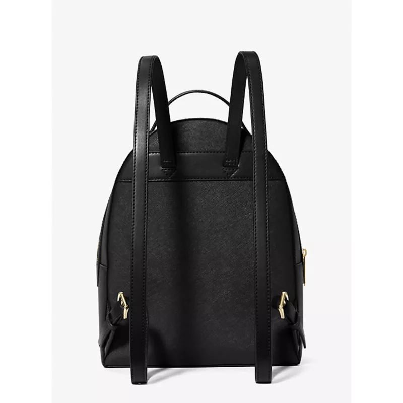 Michael Kors Hudson Small Pebbled Leather batoh čierna 31x26x13cm