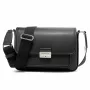 Michael Kors Jet Set crossbody taška čierna signature logo potlač poťahované plátno