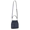 Michael Kors Jet Set Navy Signature Logo crossbody taška 35S6S2ZC1YNAV