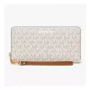 MICHAEL KORS Jet Set Travel Continental peňaženka 35S6GTVE9BVAN vo Vanilla Coated Canvas