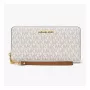 MICHAEL KORS Jet Set Travel Continental peňaženka 35S6GTVE9BVAN vo Vanilla Coated Canvas
