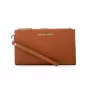Michael Kors Jet Set Travel Continental Wristlet peňaženka 35F8GTVW0LLUG - saffiano koža, Luggage, zlaté kovanie