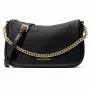 Michael Kors Jet Set Travel crossbody taška 35F4G1QC6LBLA čierna saffiano koža