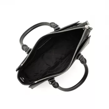Michael Kors Jet Set Travel crossbody kabelka čierna Saffiano koža 35F5S4XM1LBLA