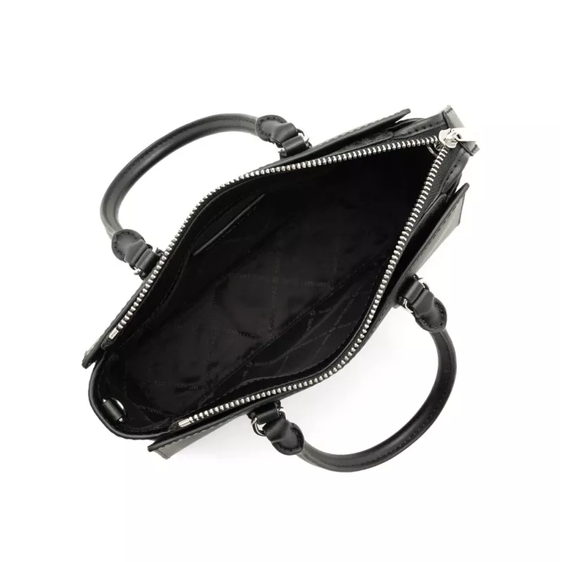 Michael Kors Jet Set Travel crossbody kabelka čierna Saffiano koža 35F5S4XM1LBLA
