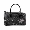 Michael Kors Jet Set Travel crossbody kabelka čierna Saffiano koža 35F5S4XM1LBLA