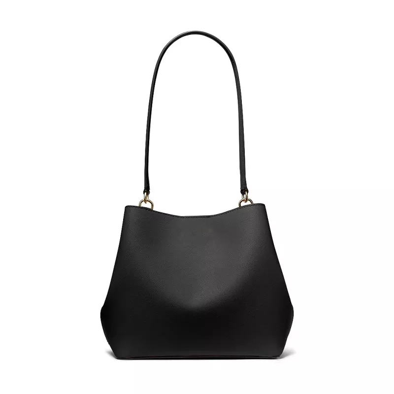 Michael Kors Jet Set Travel crossbody kabelka čierna Saffiano koža 35S4G3FS2IBLA