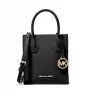 Michael Kors Jet Set Travel Crossbody kabelka, čierna, signatúrou potiahnuté plátno s koženými detailmi, zlaté kovanie, 15 cm x 17 cm x 6 cm