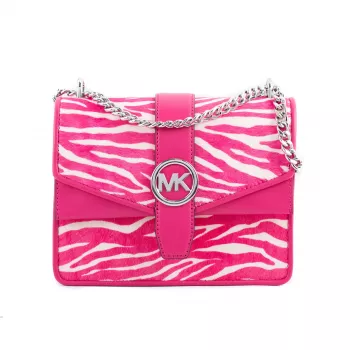 Michael Kors Jet Set Travel crossbody kabelka hnedá/Acorn 35S5SGRC1HDRA