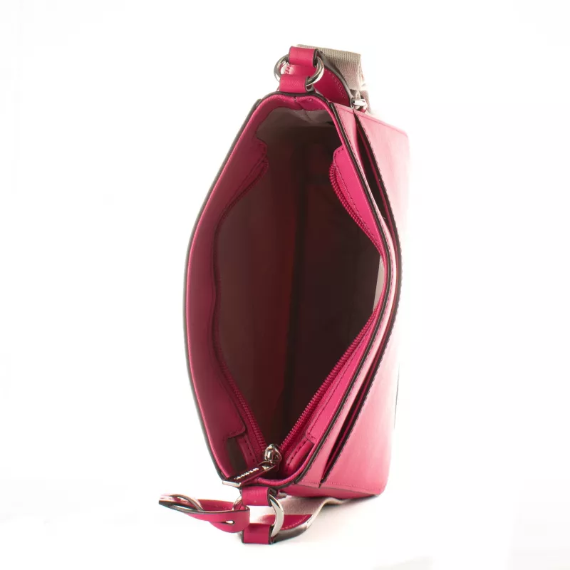 Michael Kors Jet Set Travel crossbody kabelka Dark Berry 35T4STVC5LDRA