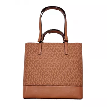 Michael Kors Jet Set Travel crossbody kabelka Luggage Brown Saffiano Leather 35S4GX9T1BLUG