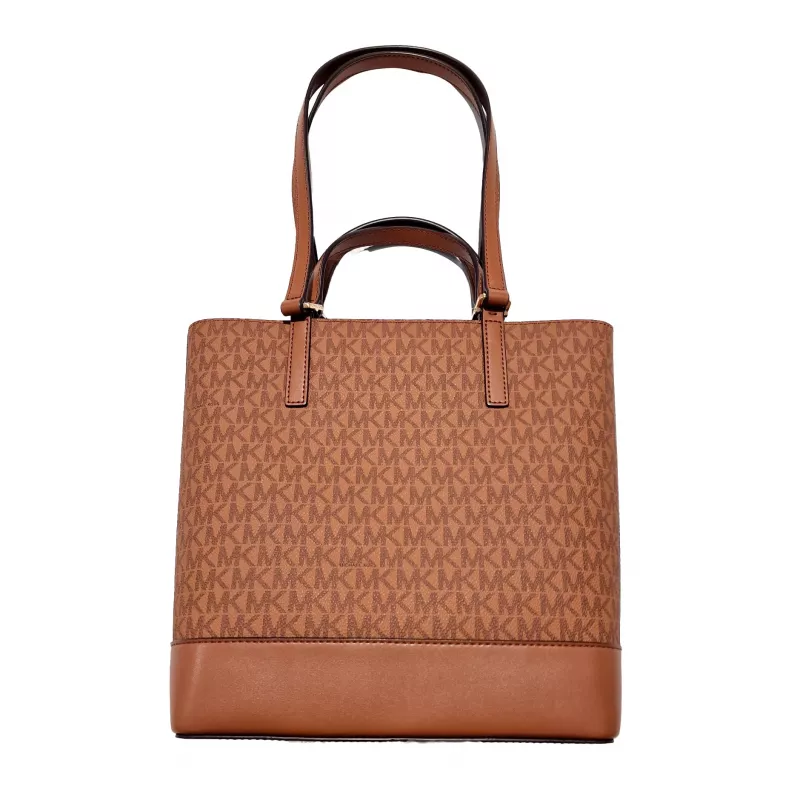 Michael Kors Jet Set Travel crossbody kabelka Luggage Brown Saffiano Leather 35S4GX9T1BLUG