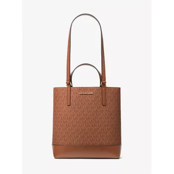 Michael Kors Jet Set Travel crossbody kabelka Luggage Brown Saffiano Leather 35S4GX9T1BLUG