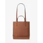 Michael Kors Jet Set Travel crossbody kabelka Luggage Brown Saffiano Leather 35S4GX9T1BLUG