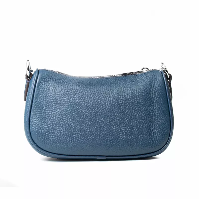 Michael Kors Jet Set Travel crossbody kabelka Navy Signature Coated Canvas