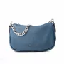 Michael Kors Jet Set Travel crossbody kabelka Navy Signature Coated Canvas