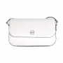 Michael Kors Jet Set Travel crossbody kabelka optic white saffiano koža 35F4STVC1LOPT