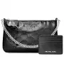 Michael Kors Jet Set Travel crossbody kabelka set čierna