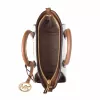 Michael Kors Jet Set Travel crossbody kabelka Vanilla Signature Coated Canvas
