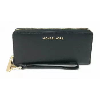Michael Kors Jet Set Travel Mini Briefcase Saffiano koža čierna Gold-Tone Hardware 35T7GTVE7LBCK