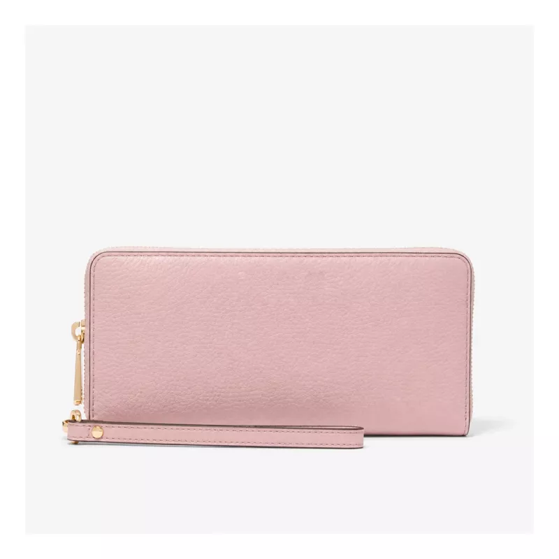 Michael Kors Jet Set Travel Powder Blush saffiano koža zápästná taška