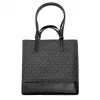 Michael Kors Jet Set Travel Saffiano kožená ramenná kabelka čierna 35S4GX9T1BBLA