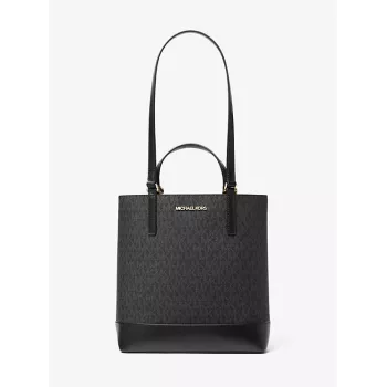 Michael Kors Jet Set Travel Saffiano kožená ramenná kabelka čierna 35S4GX9T1BBLA