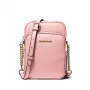 Michael Kors Jet Set Travel ramenná crossbody kabelka Powder Blush 35H3GTVC2LPOW