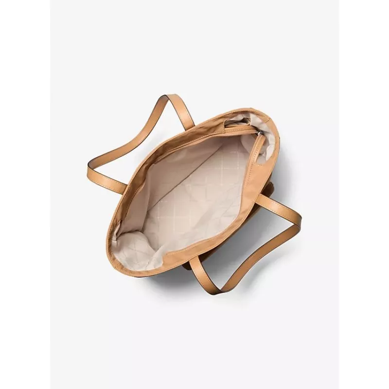 Michael Kors Jet Set Travel nákupná taška 35T5S5FT9CPEA saffiano koža zlatý kov 42x30x12 cm