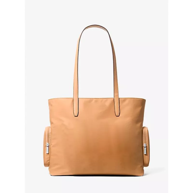 Michael Kors Jet Set Travel nákupná taška 35T5S5FT9CPEA saffiano koža zlatý kov 42x30x12 cm