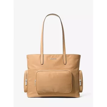 Michael Kors Jet Set Travel nákupná taška 35T5S5FT9CPEA saffiano koža zlatý kov 42x30x12 cm