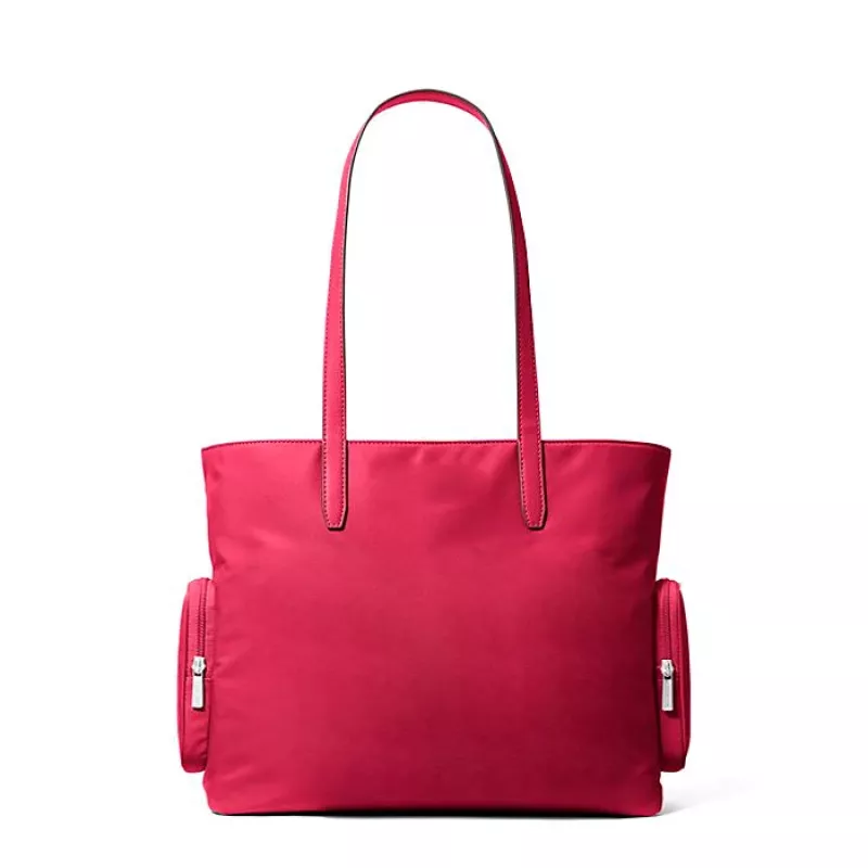 Michael Kors Jet Set Travel tote kabelka Dark Berry Multi Saffiano Leather dámska 35T5S5FT9CDKR