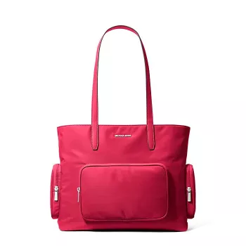 Michael Kors Jet Set Travel tote kabelka Dark Berry Multi Saffiano Leather dámska 35T5S5FT9CDKR