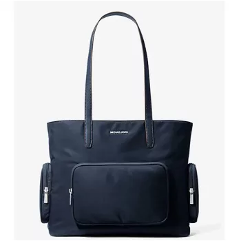 Michael Kors Jet Set Travel nákupná taška navy saffiano koža 35T5S5FT9CNAV