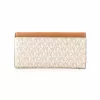 Michael Kors Jet Set Travel Vanilla Signature Coated Canvas cez rameno taška 35F3GTVE7BVAN
