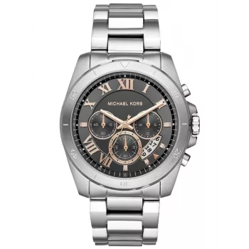 MICHAEL KORS Pánske analógové quartz chronografové hodinky MK8609, 50mm modrý ciferník & oceľový náramok