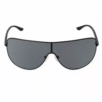 Michael Kors pánske slnečné okuliare MK-1113-BLACK - obdĺžnikový acetátový rám s dymovosivými šošovkami