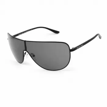 Michael Kors pánske slnečné okuliare MK-1113-BLACK - obdĺžnikový acetátový rám s dymovosivými šošovkami