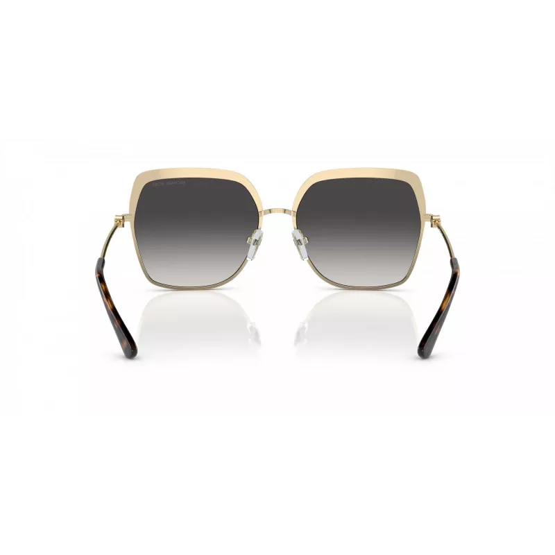 Michael Kors MK1141-10188G dámske slnečné okuliare - čierny acetátový rám, sivé gradientové sklá, 57 mm
