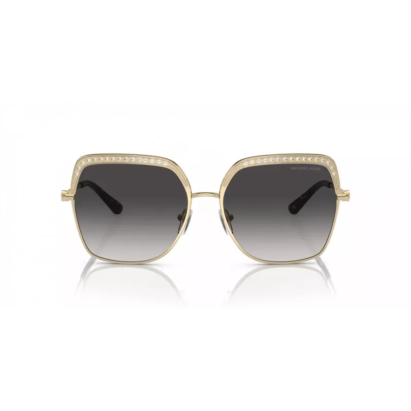 Michael Kors MK1141-10188G dámske slnečné okuliare - čierny acetátový rám, sivé gradientové sklá, 57 mm