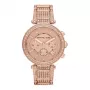 Michael Kors MK5663 dámske chronograf hodinky, nerezová oceľ, odtieň ružového zlata, 39 mm
