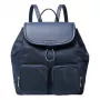 Michael Kors Raven batoh 30R4GRKB7CNAV Navy Signature plátno 30x36x17 cm