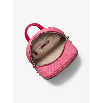 Michael Kors Rhea batoh Dark Berry Saffiano koža dámsky 27x26x14 cm