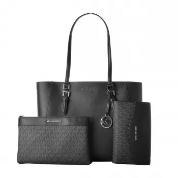 Michael Kors Sullivan dámska kabelka - saffiano koža, čierna, 34x27x11 cm