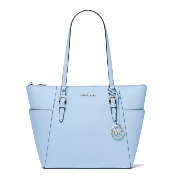 Michael Kors dámska Cece Saffiano kožená ramenná kabelka Pale Gold 25x28x11 cm