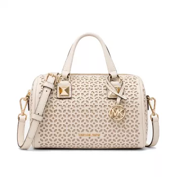 Michael Kors dámska crossbody taška 35S6GGYC1YLTC - hnedá/gaštanová Signature Coated Canvas