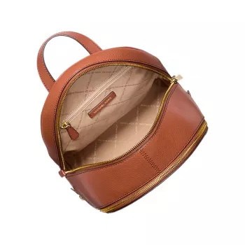 Michael Kors dámsky Grab Mini batoh 35S5GRAB2LLUG Saffiano koža zlaté kovanie