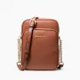 Michael Kors dámska Greenwich Small ramenná kabelka v luggage saffiano koži